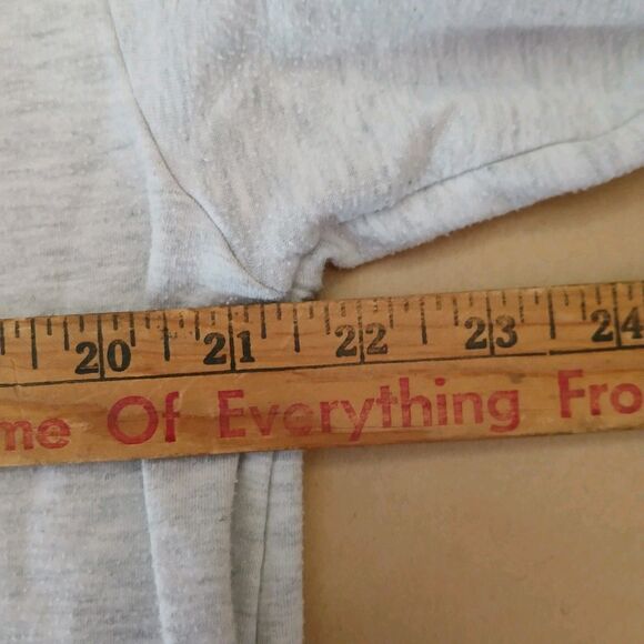 Stars Above Perfectly Cozy Sweatshirt Womens L Heathered Gray Pockets Basic - Picture 6 of 7